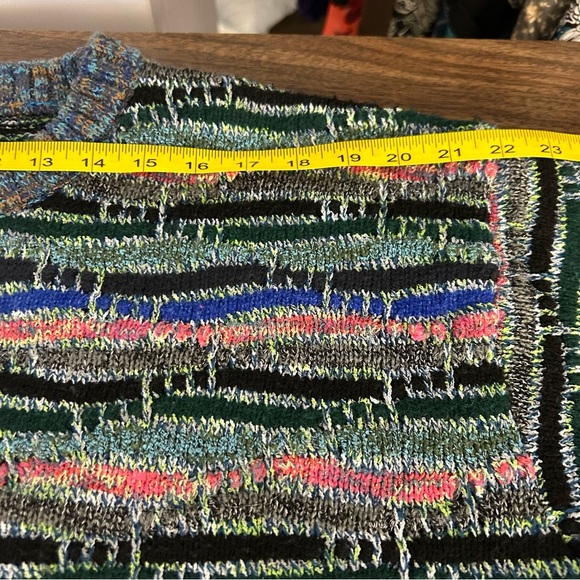 Zara Multicolor Patterned Men's Sweater XL - Picture 6 of 10